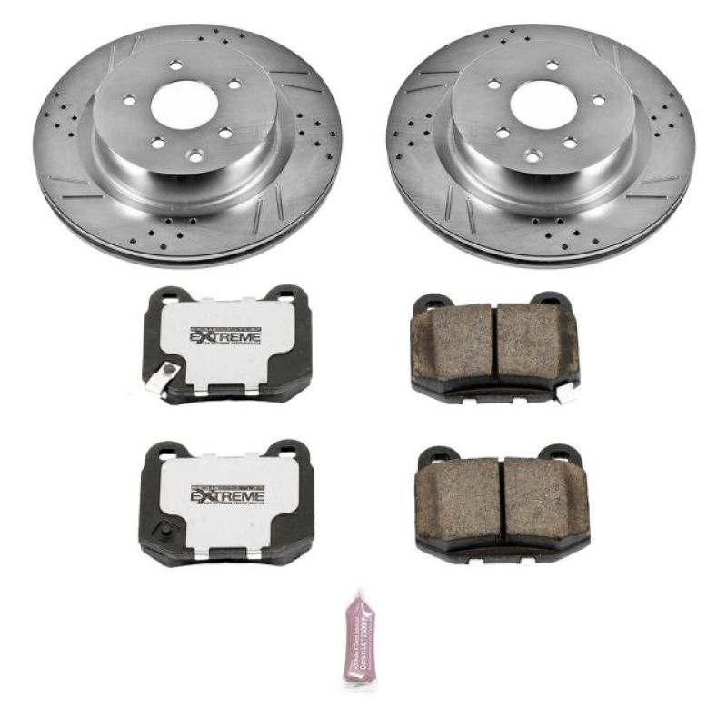 PowerStop Power Stop 03-04 Infiniti G35 Rear Z26 Street Warrior Brake Kit