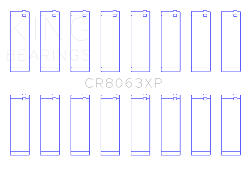 King Engine Bearings BMW S62 Connecting Rod Bearing Set