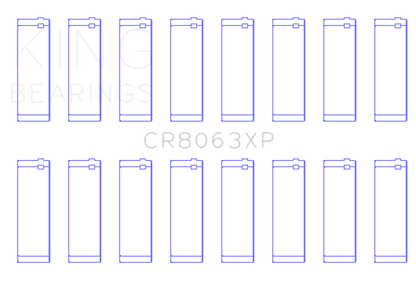 King Engine Bearings BMW S62 Connecting Rod Bearing Set