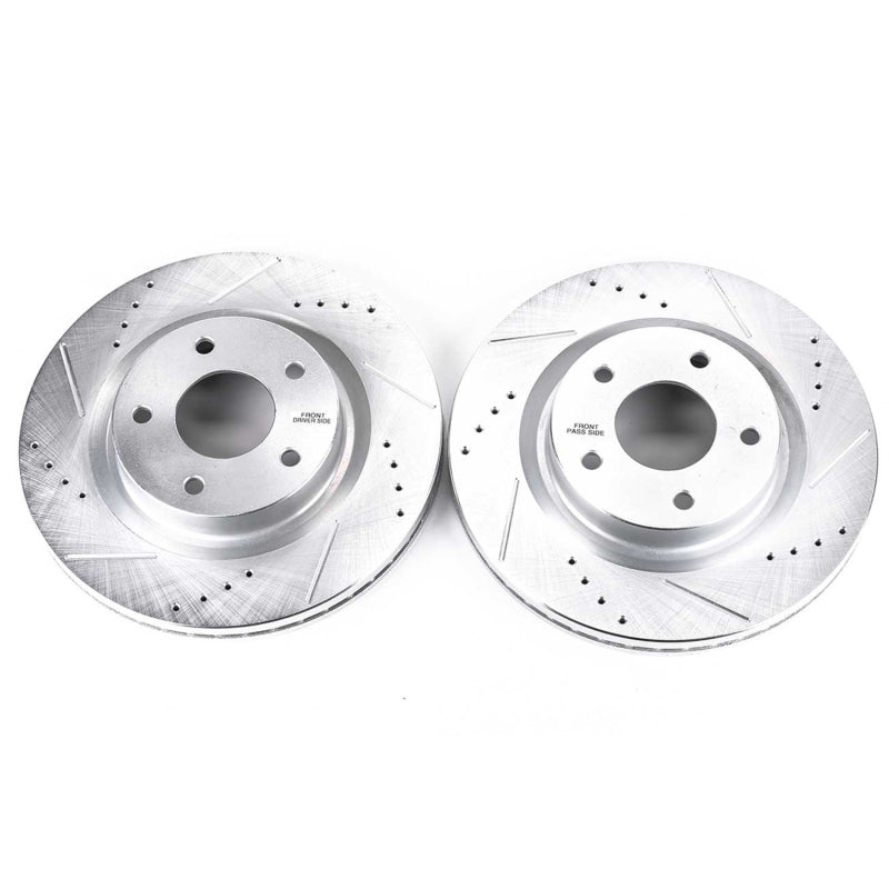 PowerStop Power Stop 07-13 Nissan Altima Front Evolution Drilled & Slotted Rotors - Pair
