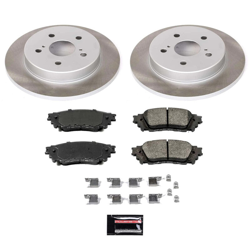 PowerStop Power Stop 2018 Toyota C-HR Rear Semi-Coated Rotor Kit