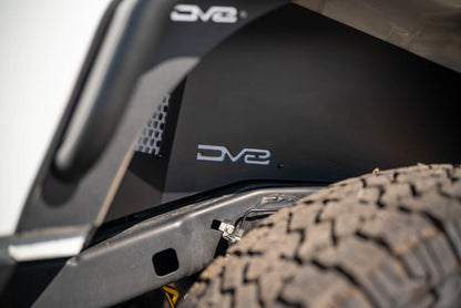 DV8 Offroad 07-18 Jeep Wrangler JK Rear Inner Fender - Satin Black