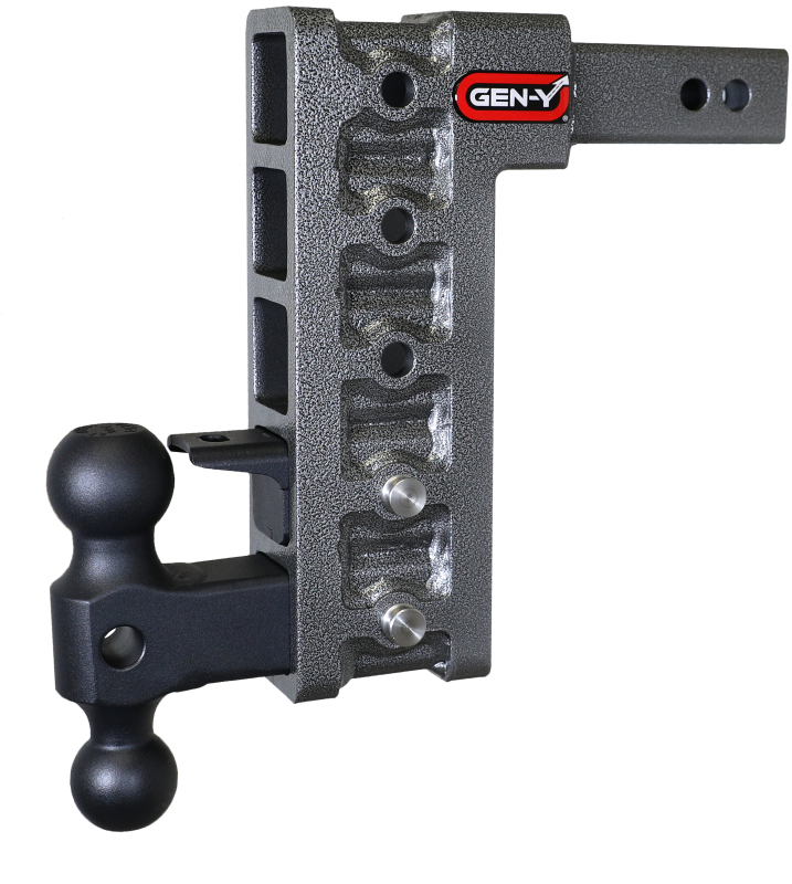 GEN-Y Hitch Gen-Y Mega Duty 2in Shank 10in Drop 1.5K TW 10K Hitch w/GH-031 Dual-Ball/GH-032 Pintle Lock