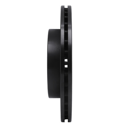 R1 Concepts R1 96-98 Nissan 240SX Front Right Drilled & Slotted Black Brake Rotor