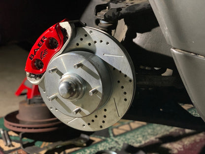 Baer Brakes 78-88 GM Malibu/El Camino/Monte Carlo/Regal 11in Classic Series Front Brake Kit - Red