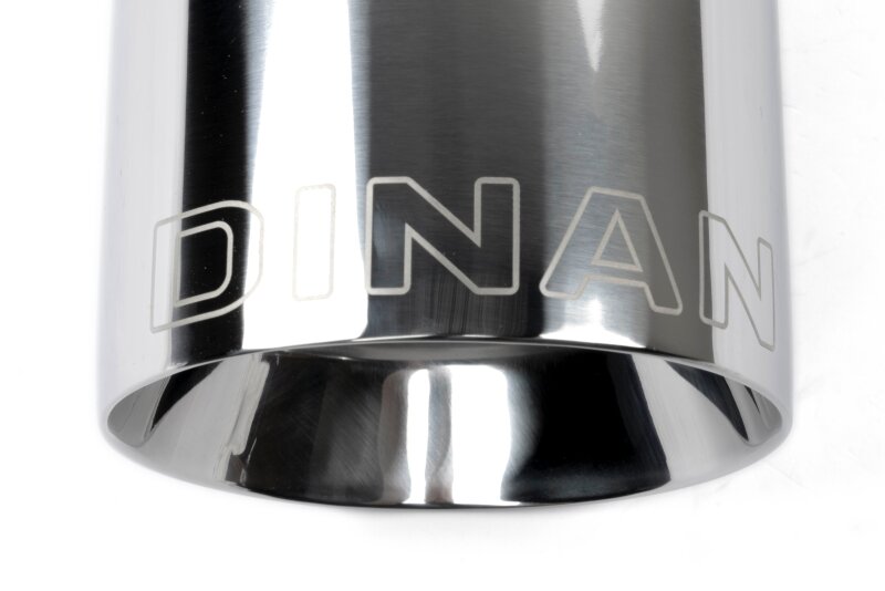 Dinan Double-Walled 4.5in Clamp-On Exhaust Tip - Polished - 4.5in Outlet / 3.25in Inlet