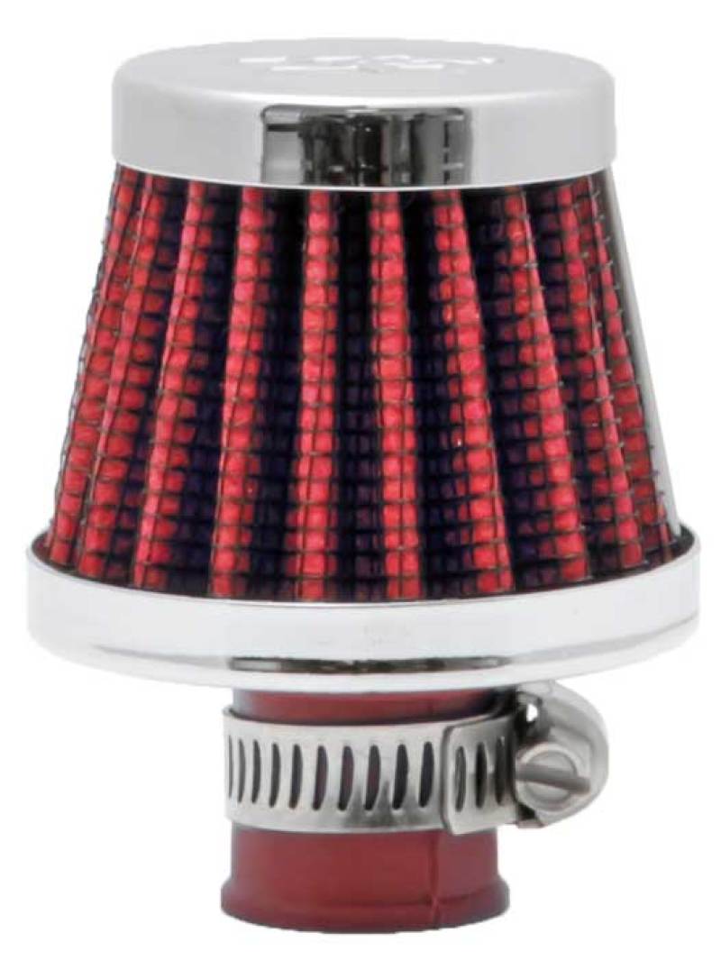 K&N Engineering K&N 2in Base OD x .375in Flange ID x 1.75in H Rubber Base Crankcase Vent Filter