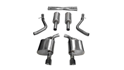 CORSA Performance Corsa 2017-2020 Dodge Charger 5.7L V8 Xtreme Cat-Back Dual Rear Exit w/4.5in Black Tips