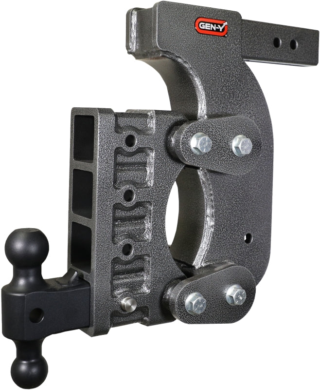 GEN-Y Hitch Gen-Y The Boss Torsion-Flex 2.5in Receiver 15in Drop Hitch w/GH-061 Dual-Ball/Stabilizer Kit