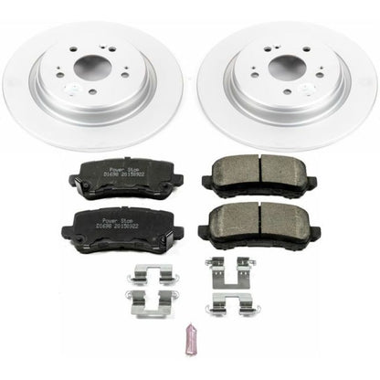 PowerStop Power Stop 15-19 Acura TLX Rear Z17 Evolution Geomet Coated Brake Kit