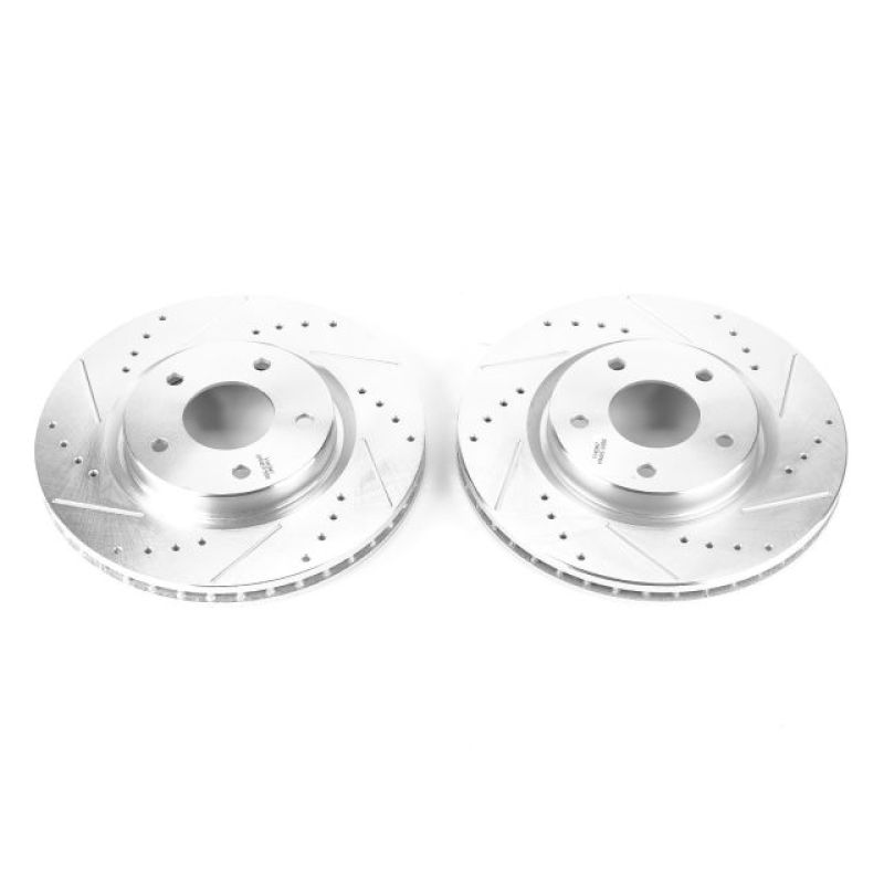PowerStop Power Stop 14-17 Nissan Leaf Front Evolution Drilled & Slotted Rotors - Pair