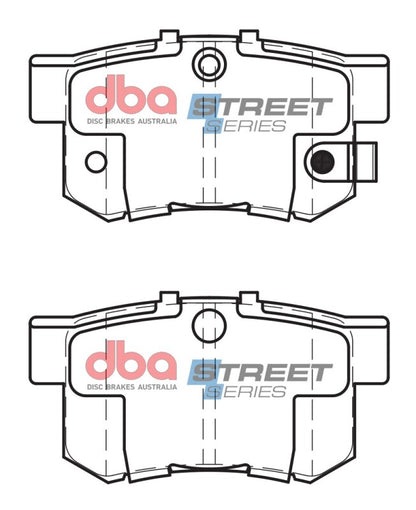 DBA 99-09 Honda S2000 Rear Street Series Brake Pad Set