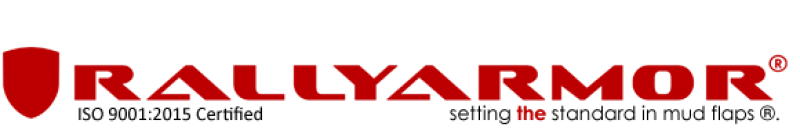 Rally Armor 24-26 Tesla Cybertruck Black UR Mud Flap Metallic Black Logo