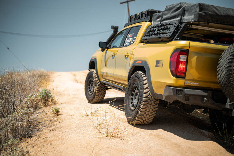 DV8 Offroad DV8 23-25 Chevy Colorado & GMC Canyon Rock Sliders - Micro Texture Black