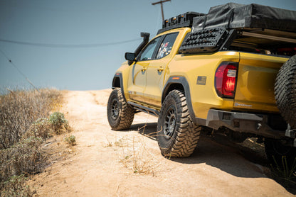 DV8 Offroad DV8 23-25 Chevy Colorado & GMC Canyon Rock Sliders - Micro Texture Black