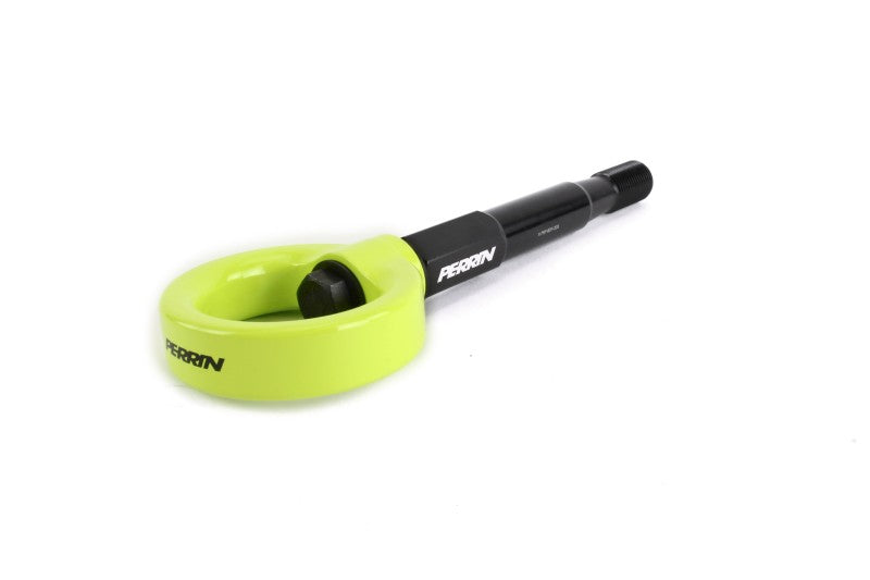 Perrin Performance PERRIN 15-17 Subaru WRX & STI / 13-17 Crosstrek / 12-16 Impreza Tow Hook Kit (Front) - Neon Yellow