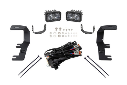 Diode Dynamics 14-19 Silverado/Sierra SSC2 LED Ditch Light Kit - Pro White Combo