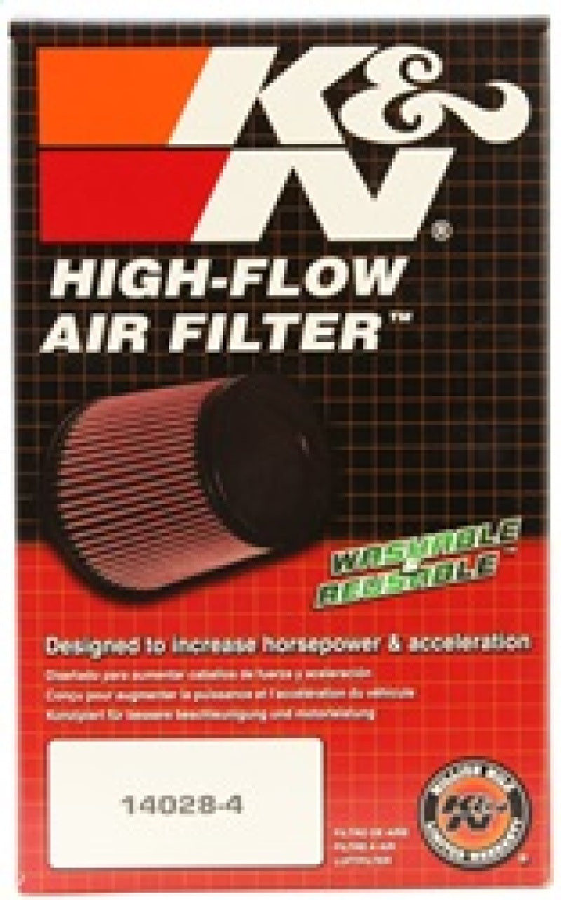 K&N Engineering K&N Universal Rubber Filter 3 inch Flange 5 inch OD 3 inch Height