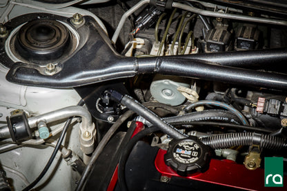 Radium Engineering Mitsubishi Evo 8-9 Dual Catch Can Kit Fluid Lock