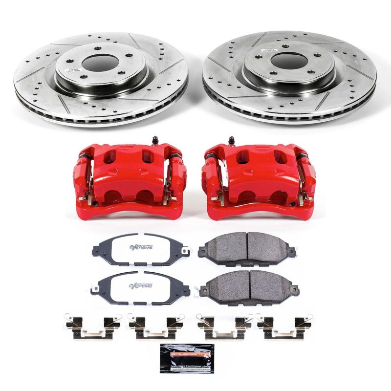 PowerStop Power Stop 13-20 Nissan Pathfinder Front Z36 Truck & Tow Kit w/Cals