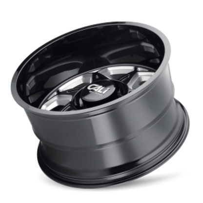 Cali Off-Road 9111 Sevenfold 20x12 / 6x139.7 BP / -51mm Offset / 106mm Hub Gloss Black Milled Wheel