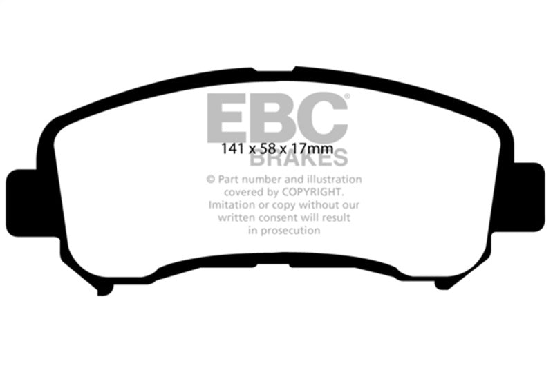 EBC 14-18 Nissan Juke Nismo RS 1.6T Bluestuff Front Brake Pads