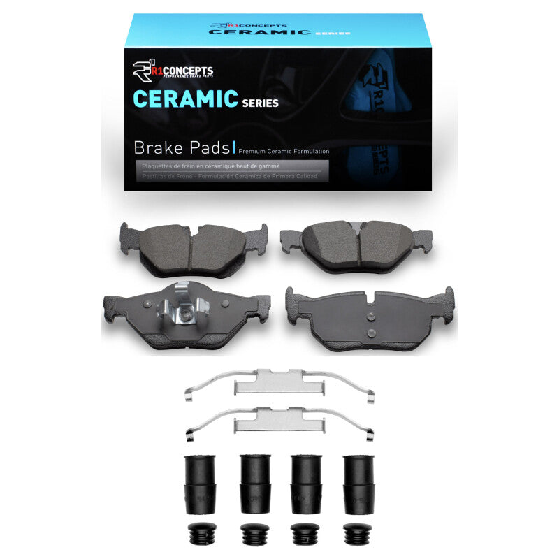 R1 Concepts R1 2006-2015 BMW 328I Rear R1 Ceramic Pads & Hardware Kit