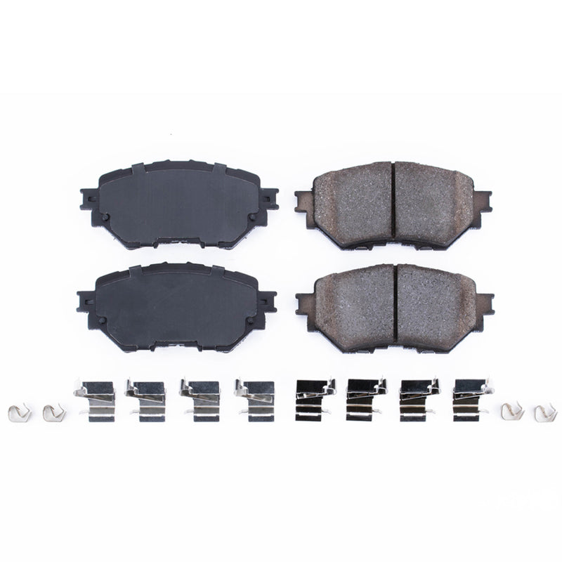 PowerStop Power Stop 14-17 Mazda 3 Front Z17 Evolution Ceramic Brake Pads w/Hardware