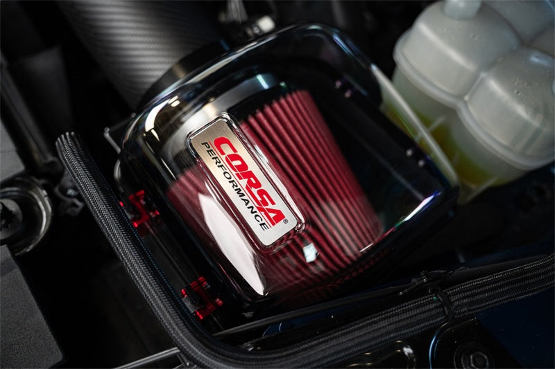 CORSA Performance Corsa 24-25 Ford Mustang GT 5.0L V8 Carbon Fiber Cold Air Intake w/ DryTech Air Filters - Matte