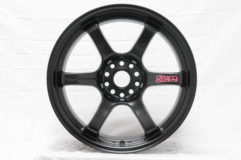 Gram Lights 57DR 19x10.5 +12 5x114.3 Semi Gloss Black Wheel