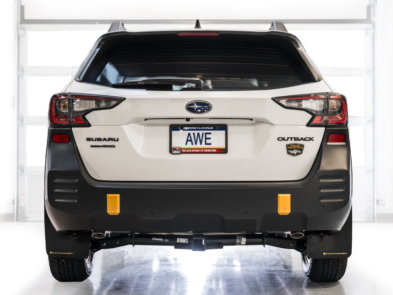 AWE Tuning 20-25 Subaru Outback (Wilderness & XT) 0FG Cat-Back Exhaust w/Dual BashGuards