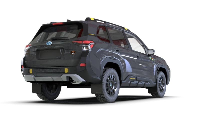 Rally Armor 2026 Subaru Forester Wilderness Black UR Mud Flap w/Dark Grey Logo