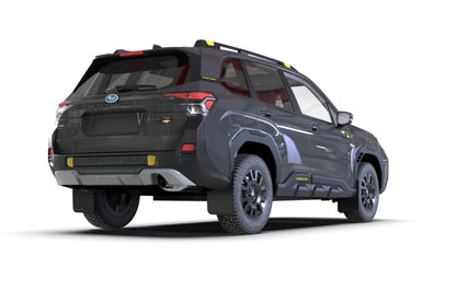 Rally Armor 2026 Subaru Forester Wilderness Black UR Mud Flap w/Dark Grey Logo