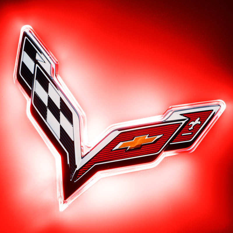ORACLE Lighting Oracle Corvette C7 Rear Illuminated Emblem - Red