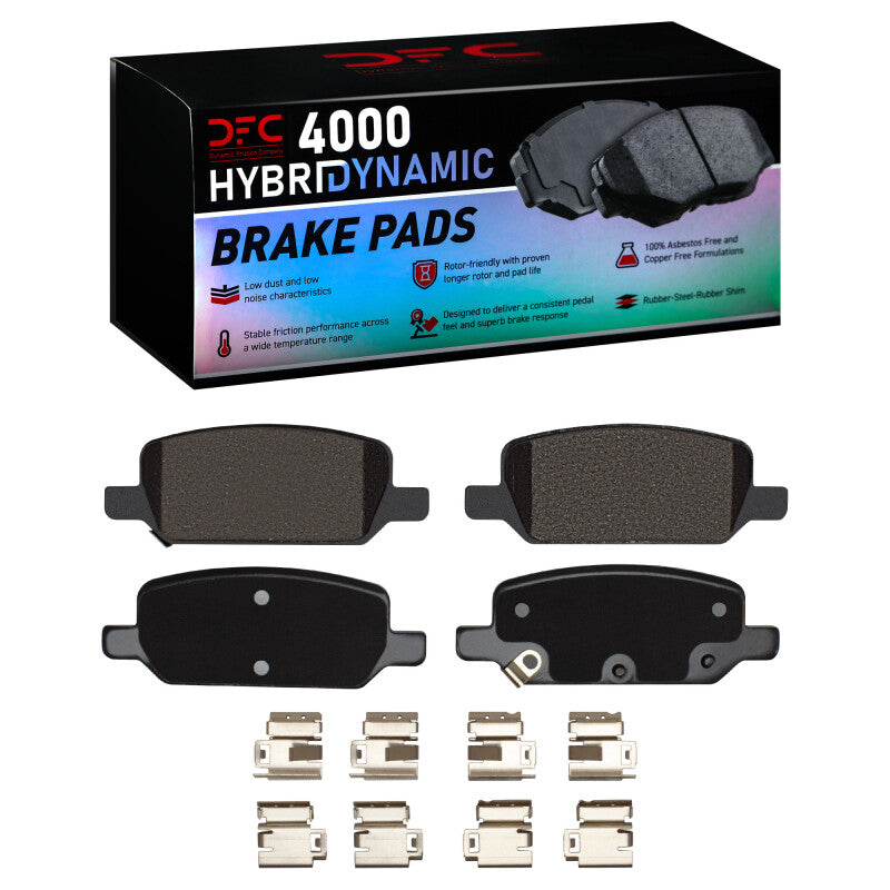 DFC 17-25 Tesla Model 3 Rear 4000 HybriDynamic Brake Pads and Hardware Kit