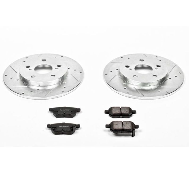 PowerStop Power Stop 09-10 Pontiac Vibe Rear Z23 Evolution Sport Brake Kit