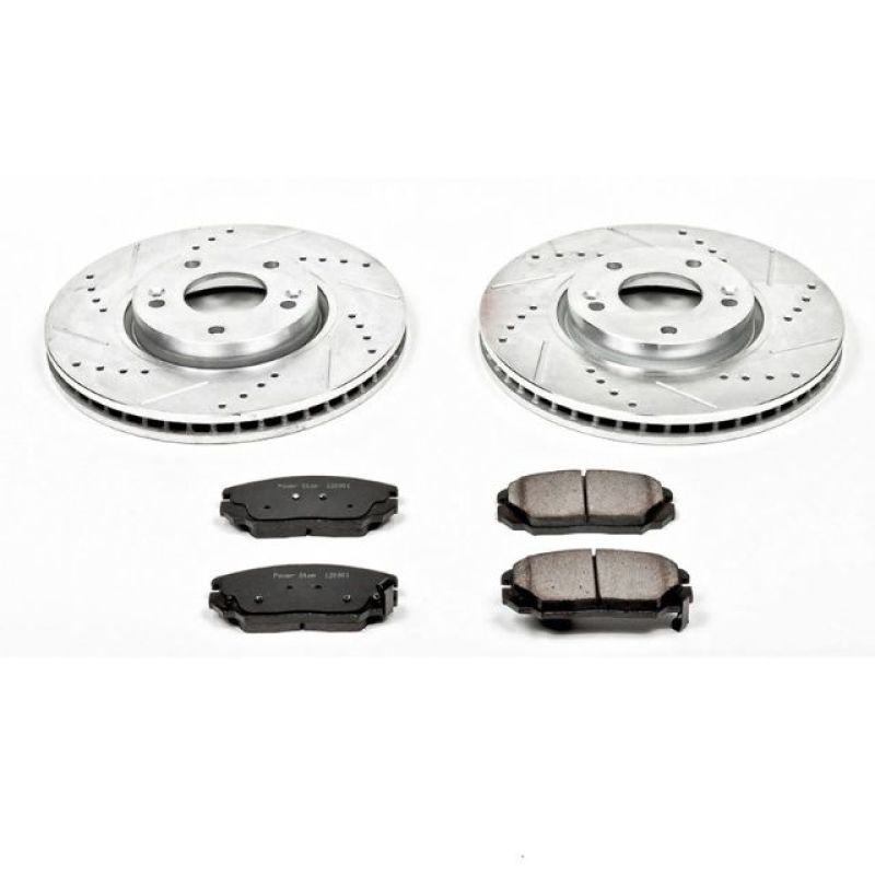 PowerStop Power Stop 06-10 Hyundai Sonata Front Z23 Evolution Sport Brake Kit
