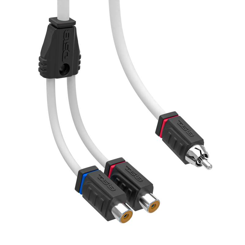 DS18 Marine Grade Tinned Copper OFC RCA Wires 2 Female to 1 Male Splitter