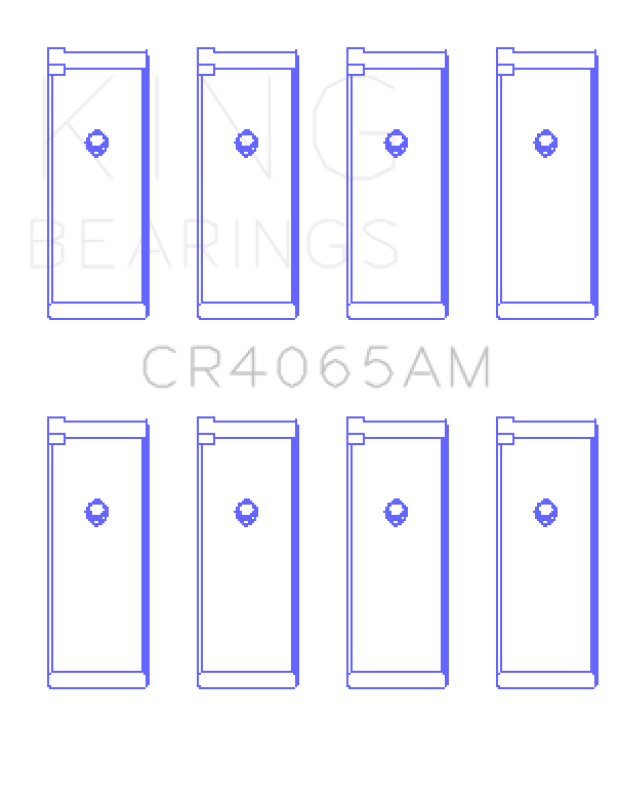 King Engine Bearings King 91-04 Nissan 146CI/2.4L KA24DE L4/89-97 146CI/2.4L KA24E L4 Rod Bearing Set - Size STD