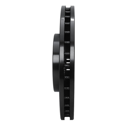 R1 Concepts R1 92-10 Lexus LS400 Front Right Drilled & Slotted Black Brake Rotor