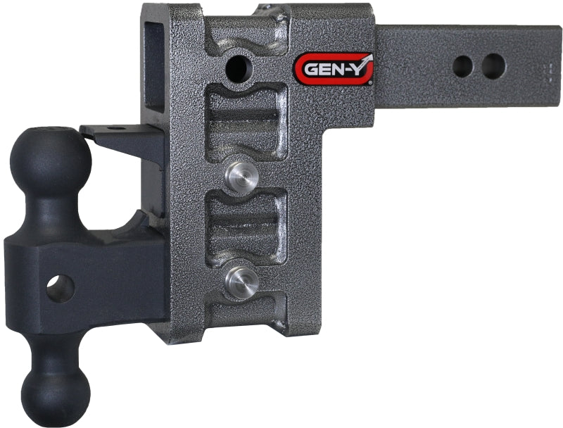 GEN-Y Hitch Gen-Y Mega Duty 2.5in Shank 6in Drop 3.5K TW 32K Hitch w/GH-0161 Dual-Ball/Pintle Lock