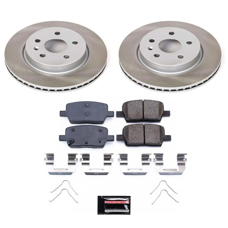 PowerStop Power Stop 16-21 Chevrolet Camaro Rear Semi-Coated Rotor Kit