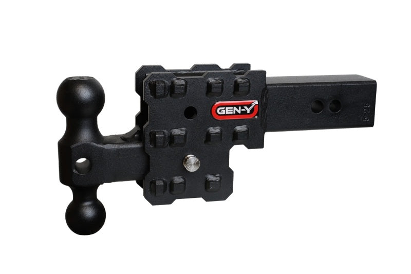 GEN-Y Hitch Gen-Y Phantom-X 2.5in Solid Shank 2.5in Drop 1.6K TW 16K Hitch w/GH-051 (No Flat Towing)