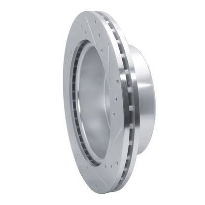 R1 Concepts R1 19-25 Ford Ranger (USA/Canada) Rear Left Drilled & Slotted Silver Brake Rotor