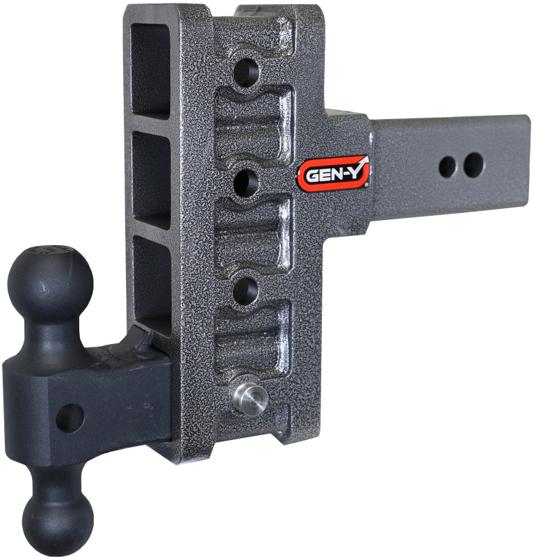 GEN-Y Hitch Gen-Y Mega Duty 3in Shank 6in Offset Drop 3.5K TW 32K Hitch w/GH-0161 Dual-Ball