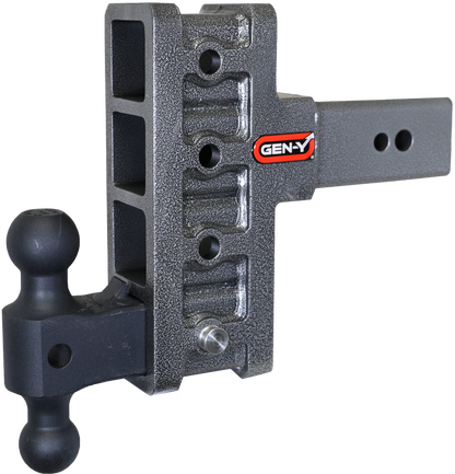 GEN-Y Hitch Gen-Y Mega Duty 3in Shank 6in Offset Drop 3.5K TW 32K Hitch w/GH-0161 Dual-Ball