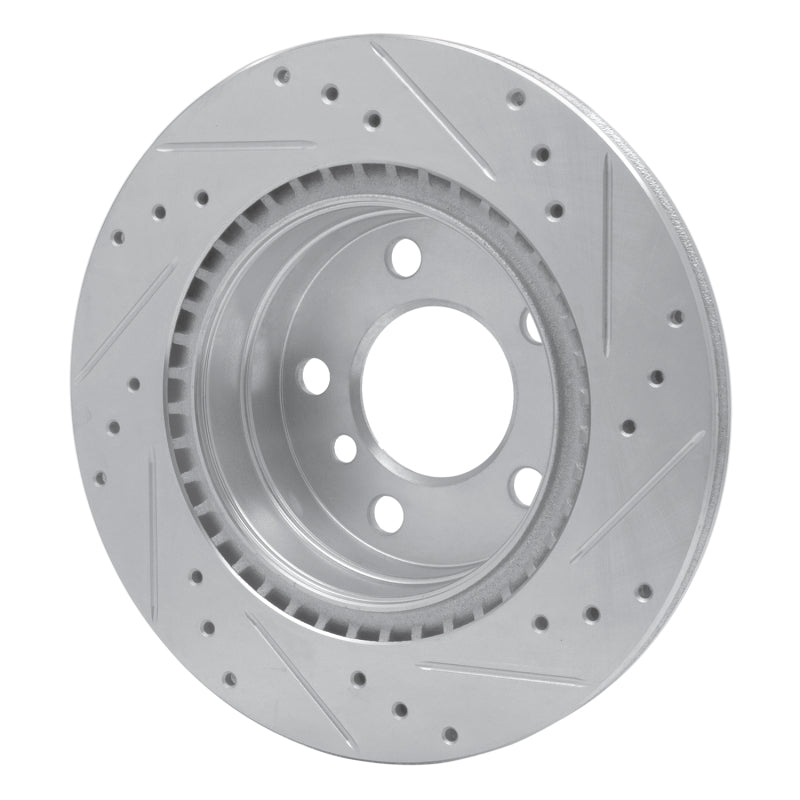 R1 Concepts R1 06-21 BMW 220i (Mexico) Rear Left Drilled & Slotted Silver Brake Rotor
