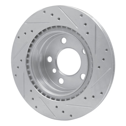R1 Concepts R1 06-21 BMW 220i (Mexico) Rear Left Drilled & Slotted Silver Brake Rotor