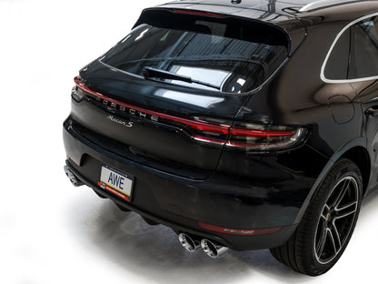 AWE Tuning 19-21 Porsche Macan 3.0T/2.9TT Touring Edition Cat-Back Exhaust w/ Chrome Silver Tips