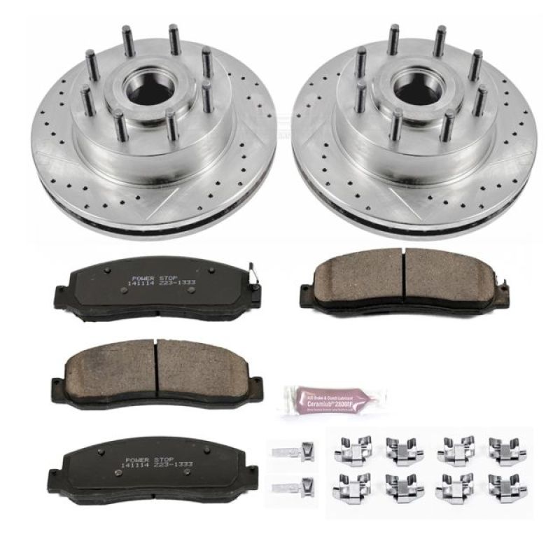 PowerStop Power Stop 10-11 Ford F-350 Super Duty Front Z23 Evolution Brake Kit